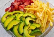 TRÁI CÂY ( CHUỐI,BƠ, DÂU, KHOAI TÂY )